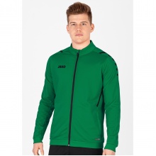 JAKO Polyester Jacket Challenge - Side Pockets, Modern Look - Men's Green/Black